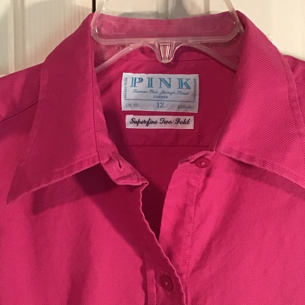 Thomas Pink 3/4 Sleeve Dress in Deep Pink